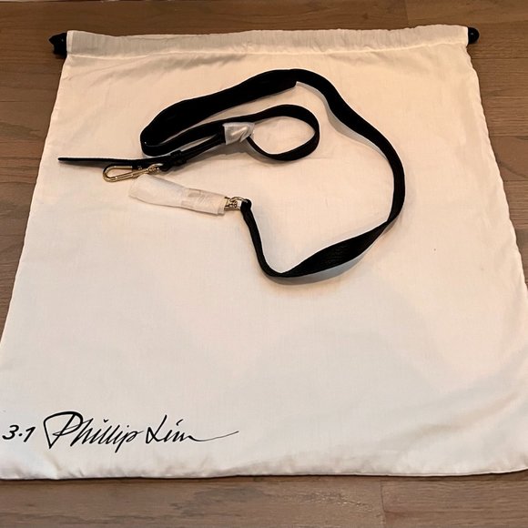 3.1 Philip Lim Pashli Satchel - Medium - Black and Gold - Picture 7 of 7